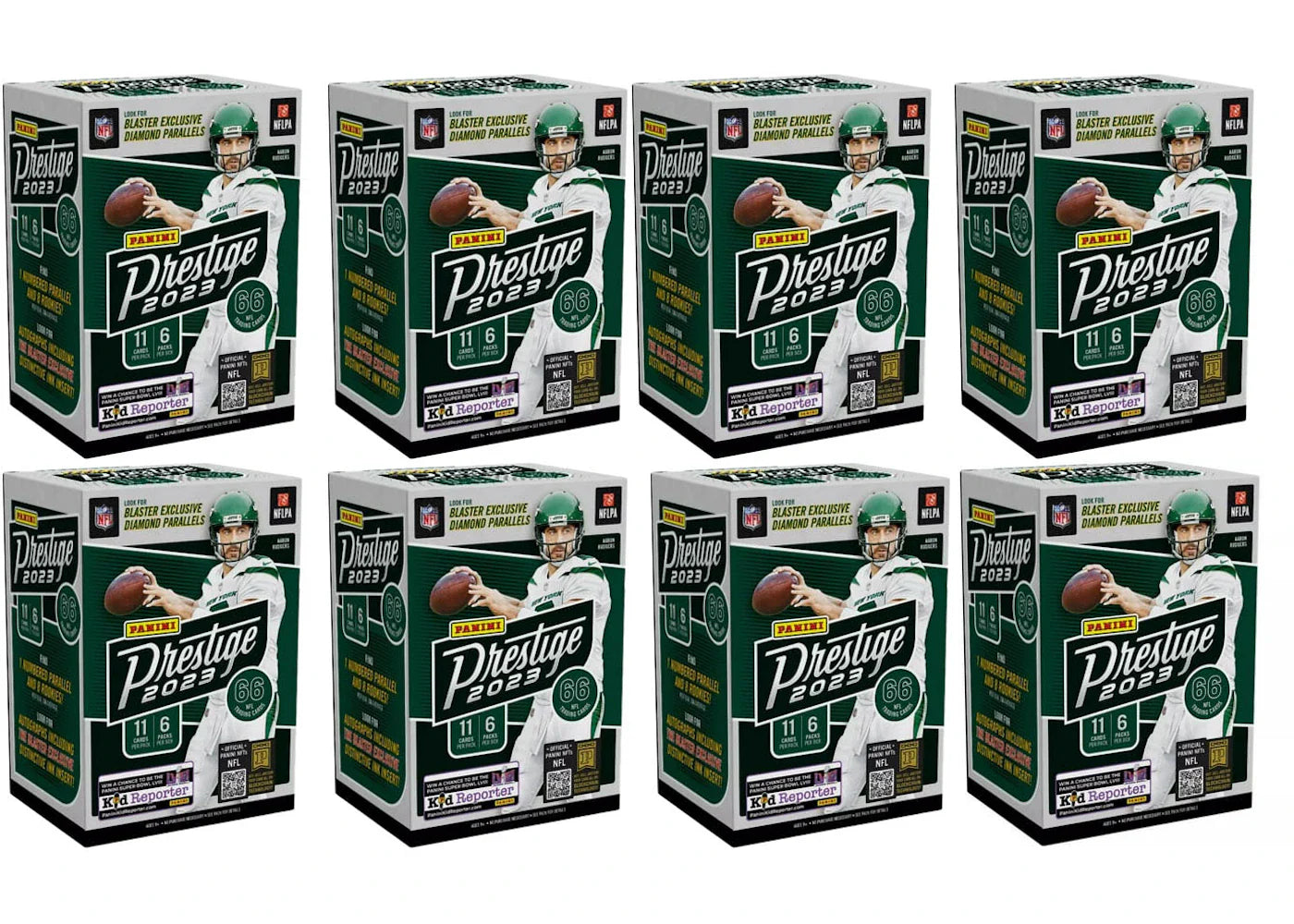 2023-24 Panini Prestige Football Blaster Box 8x Lot