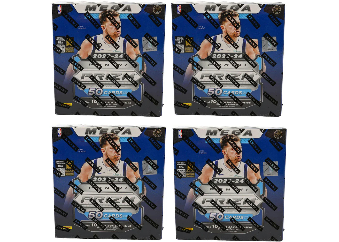 2023-24 Panini Prizm Basketball Mega Box (Pink Prizms) 4x Lot