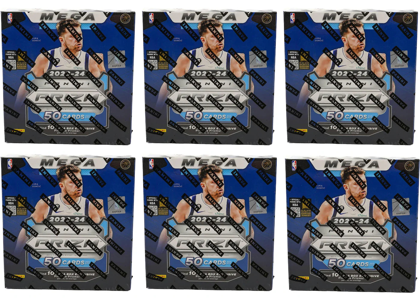 2023-24 Panini Prizm Basketball Mega Box (Pink Prizms) 6x Lot
