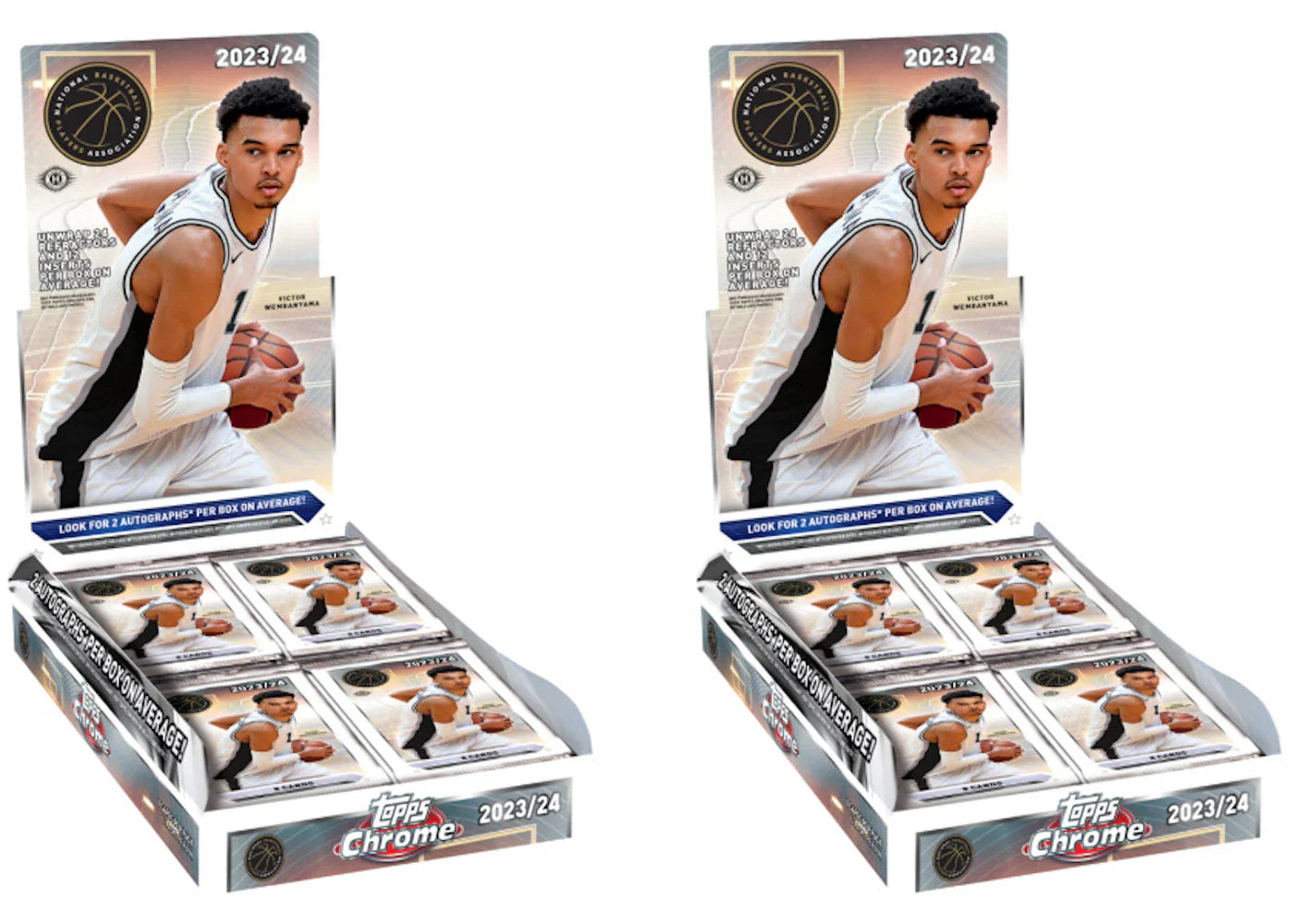 2023-24 Topps Chrome Basketball Hobby Box (2x Lot)