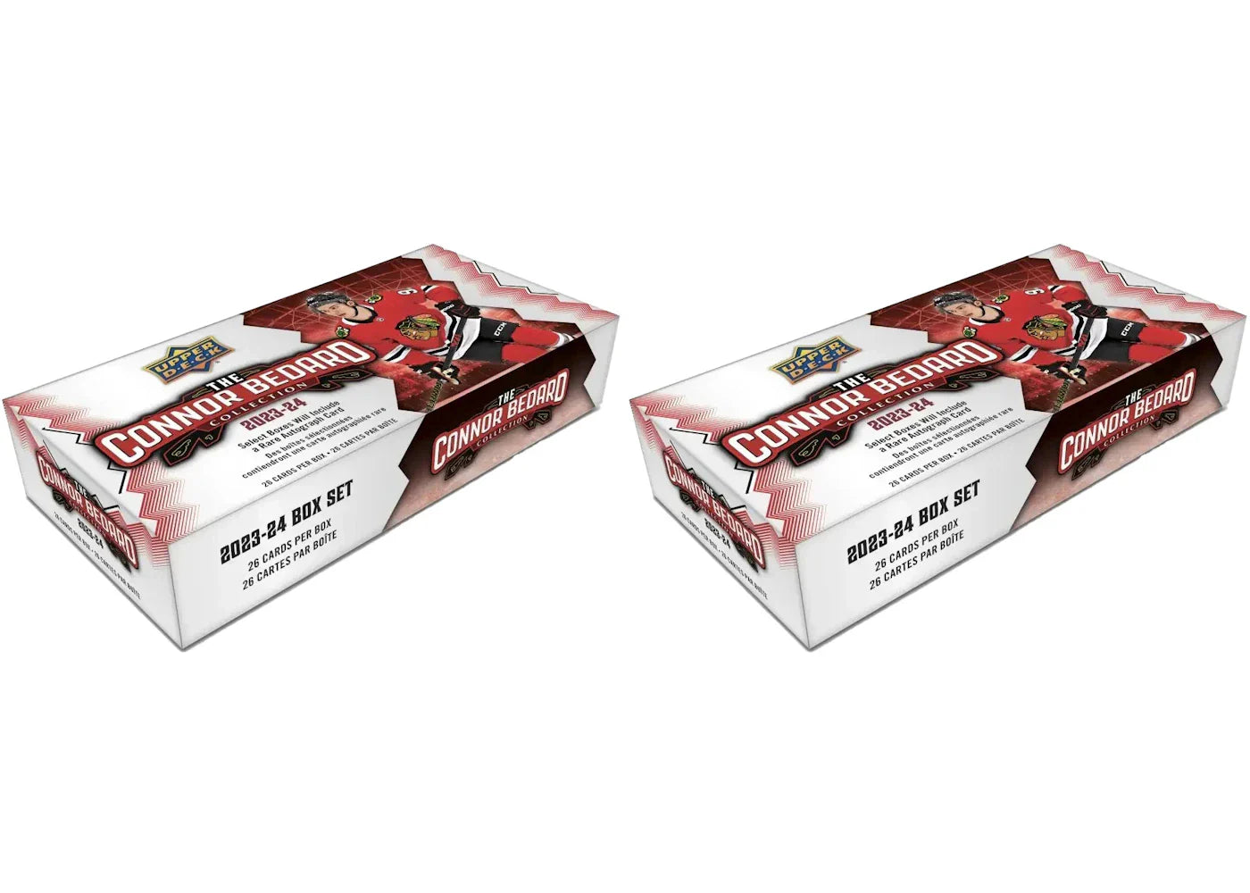 2023-24 Upper Deck Hockey Conner Bedard Collection Box 2x Lot
