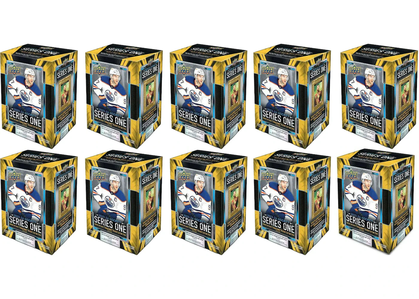 2023-24 Upper Deck Series 1 Hockey Blaster Box 10x Lot
