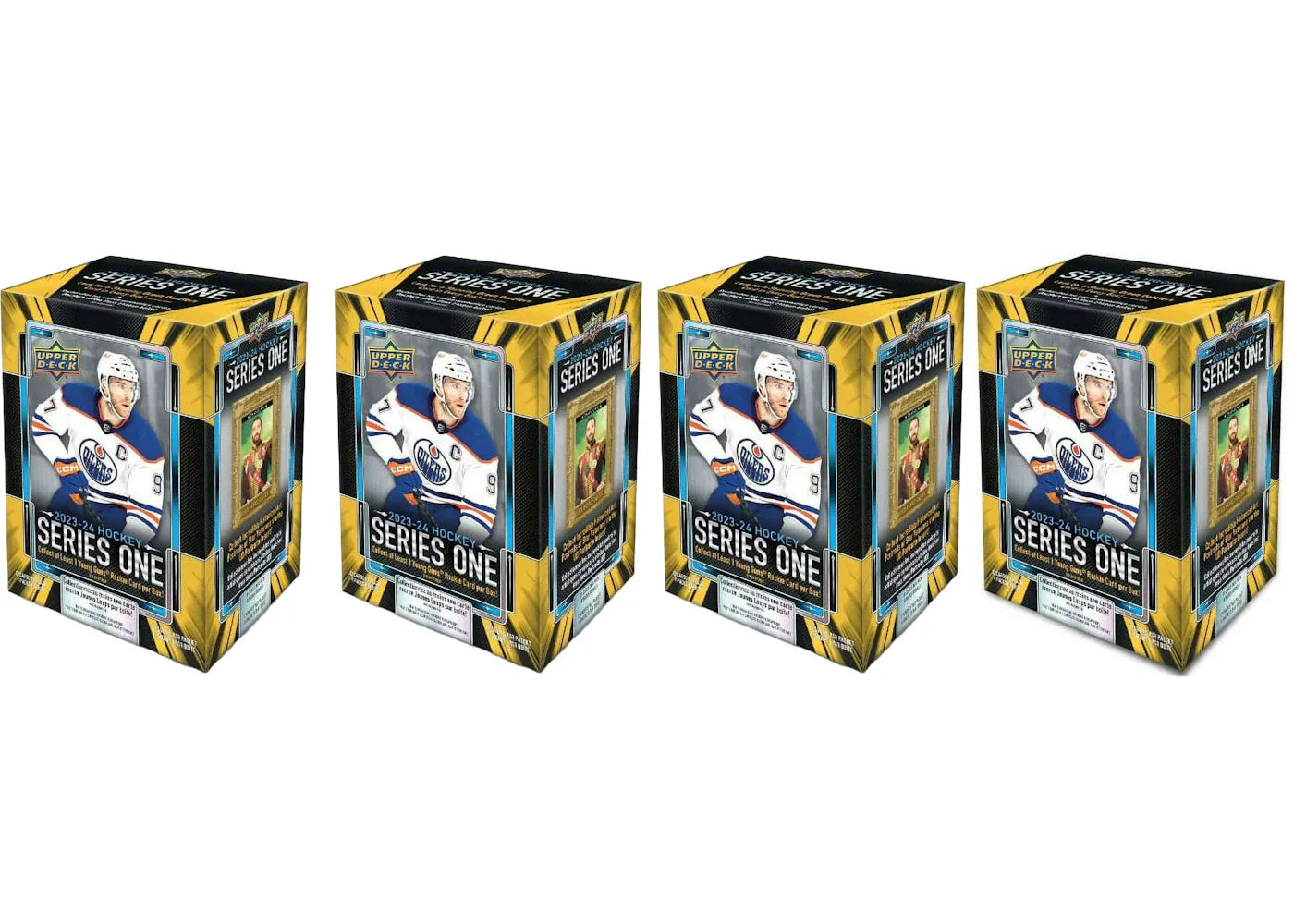 2023-24 Upper Deck Series 1 Hockey Blaster Box 4x Lot