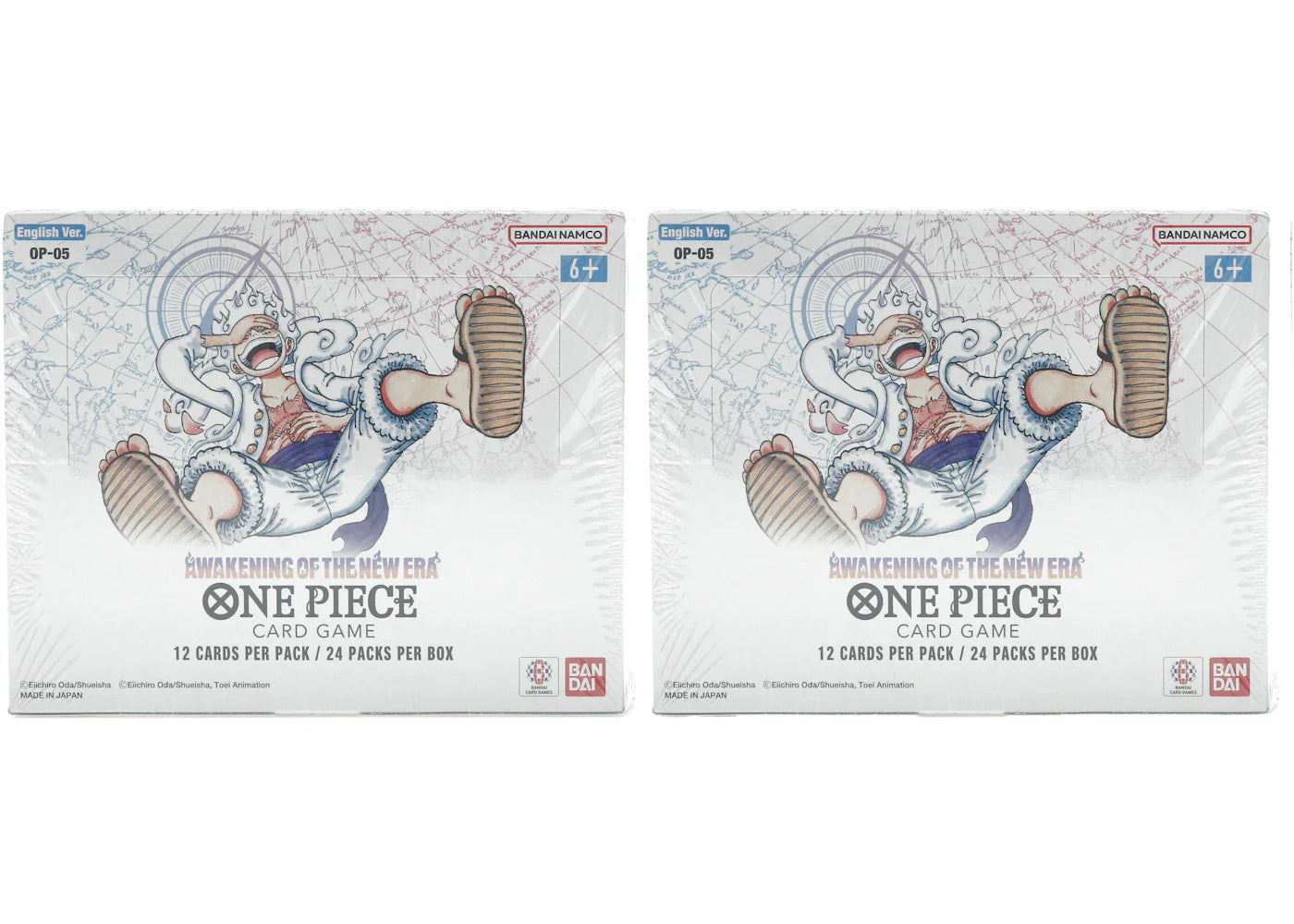 2023 Bandai One Piece Card Game Awakening of the New Era Booster Box (OP-05) English 2x Lot
