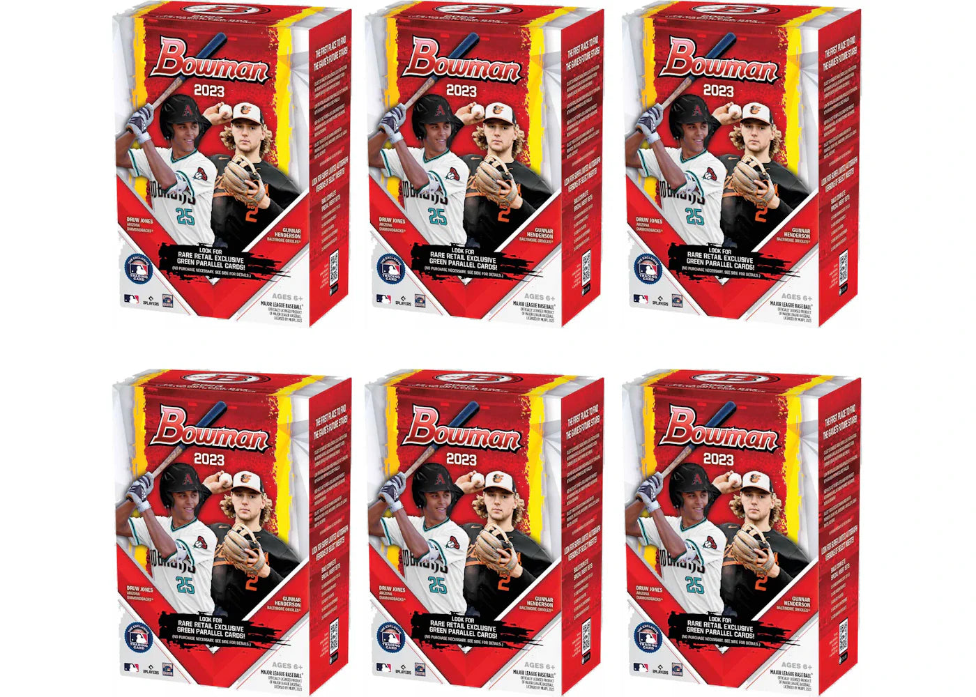 2023 Bowman Baseball Blaster Box 6x Lot