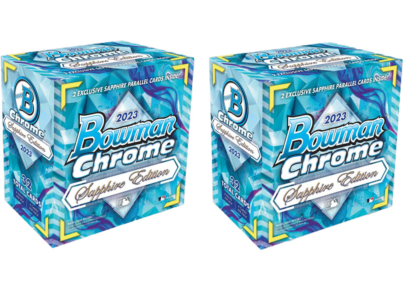 2023 Bowman Chrome Sapphire Baseball Hobby Box 2x Lot