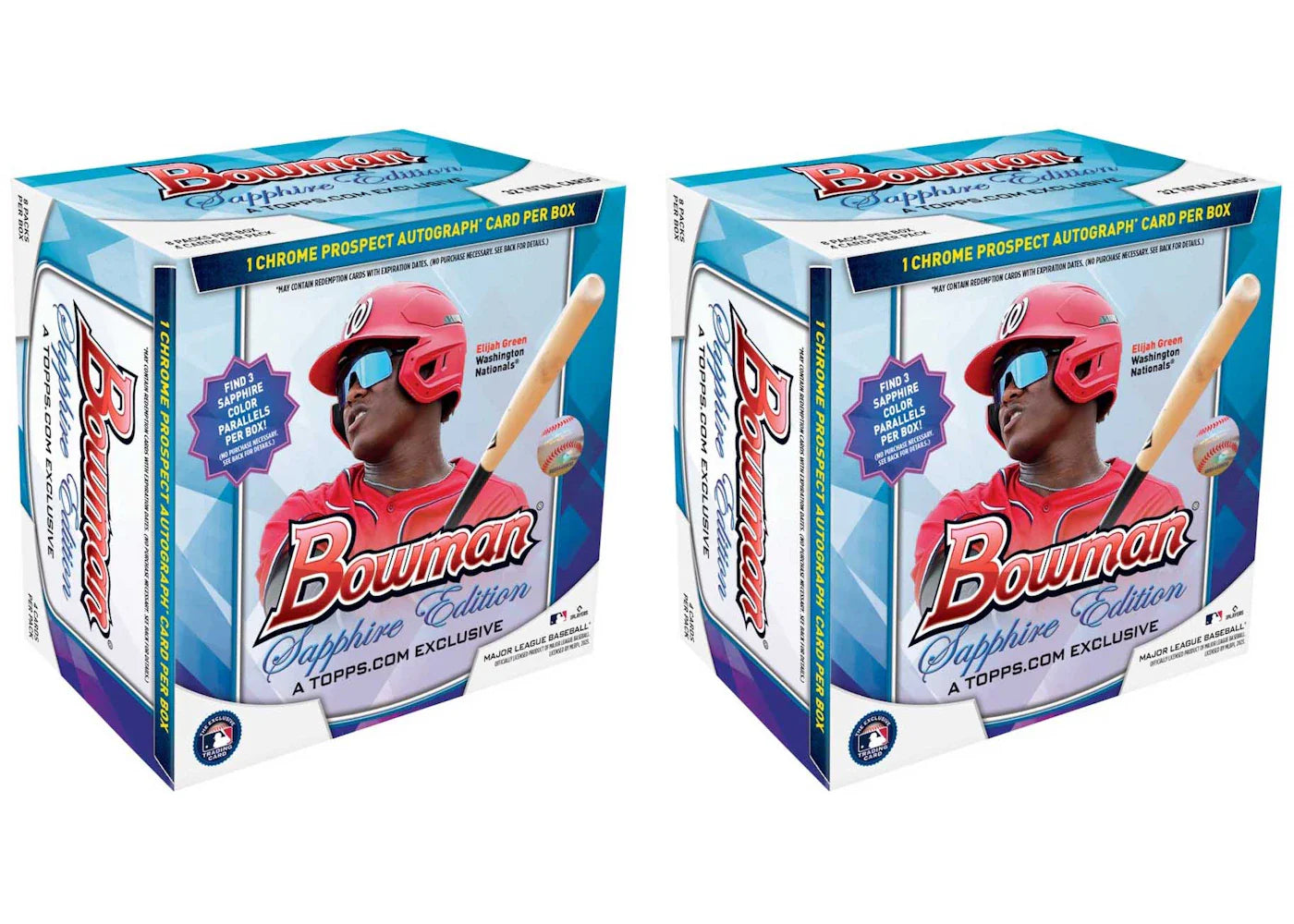 2023 Bowman Sapphire Edition Baseball Box 2x Lot