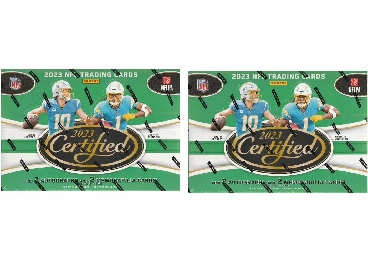 2023 Panini Certified Football Hobby Box 2x Lot