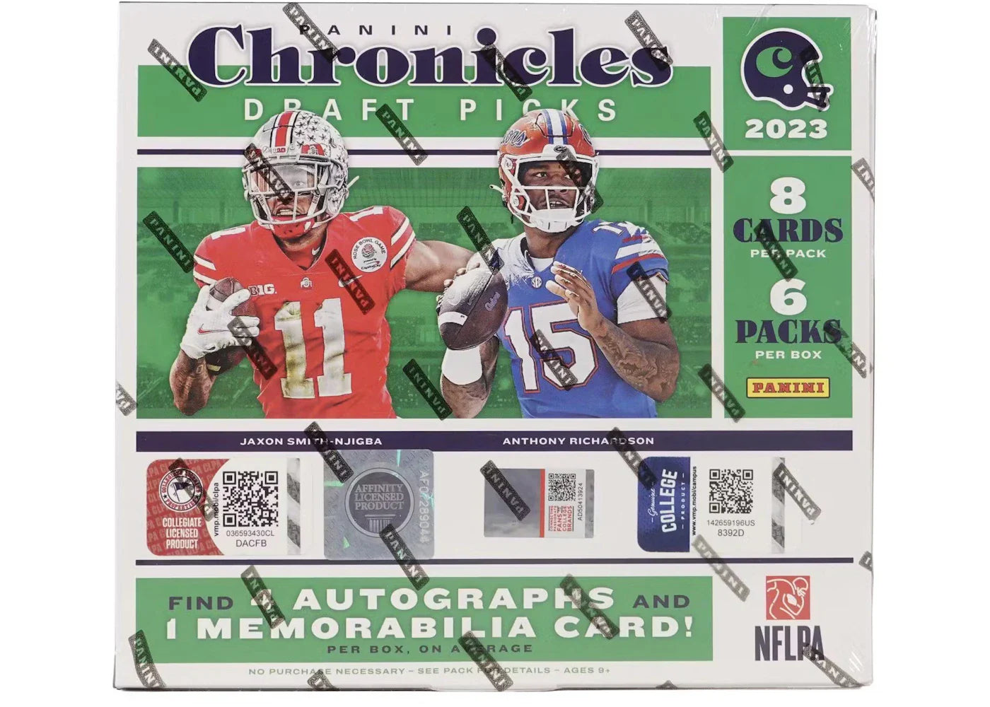 2023 Panini Chronicles Draft Picks Collegiate Football Hobby Box