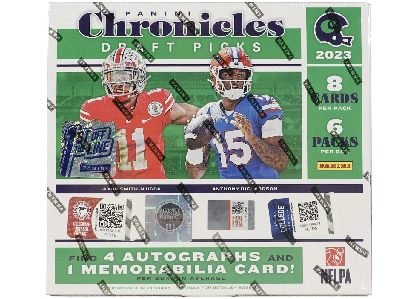 2023 Panini Chronicles Draft Picks Football FOTL Hobby Box