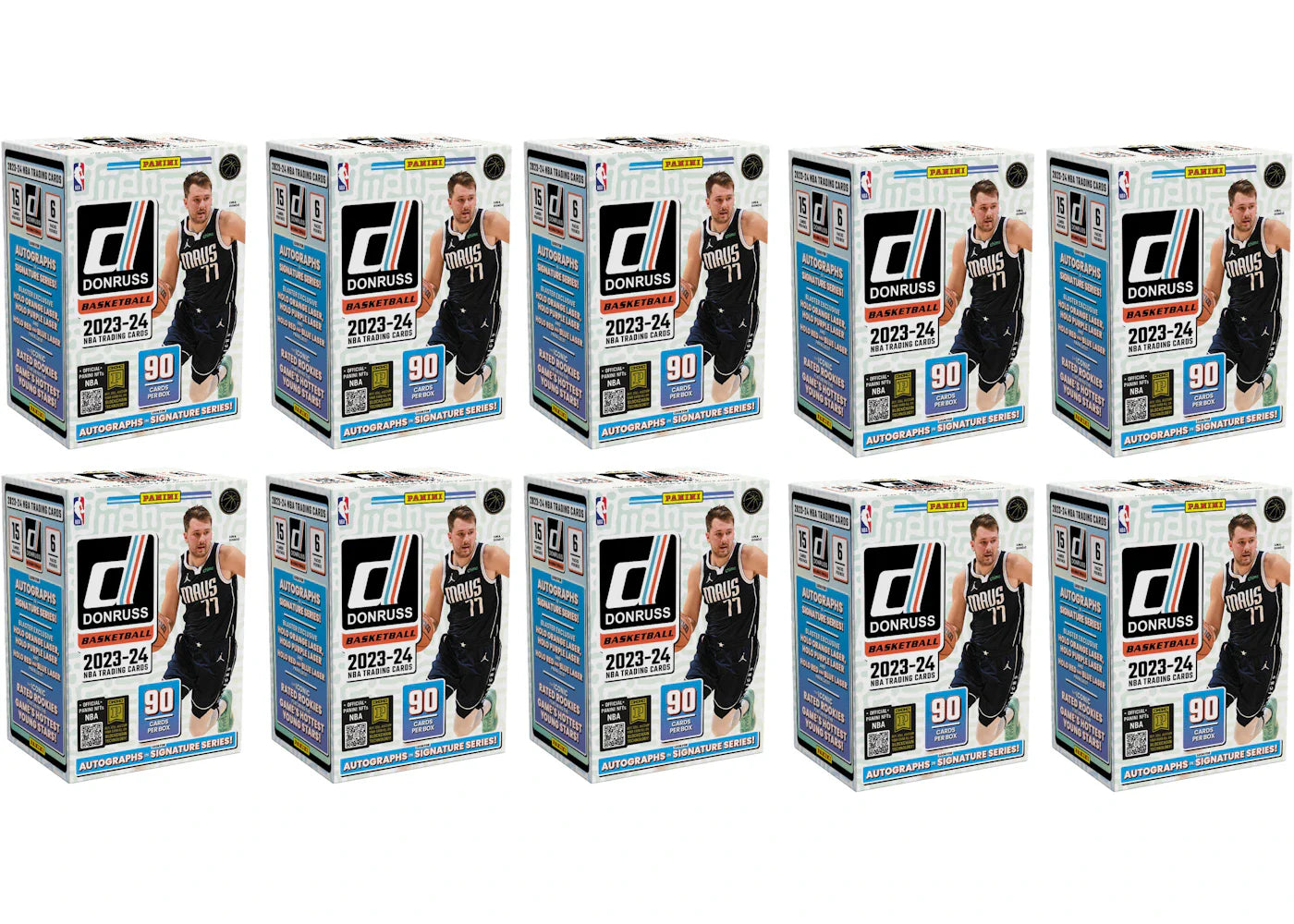 2023 Panini Donruss Basketball Blaster (Holo Orange and Purple) 10x Lot