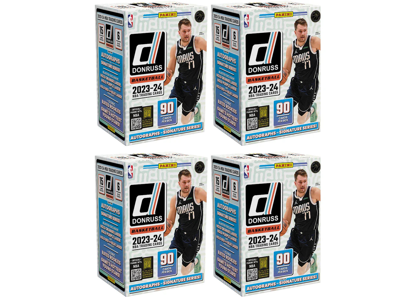 2023 Panini Donruss Basketball Blaster (Holo Orange and Purple) 4x Lot