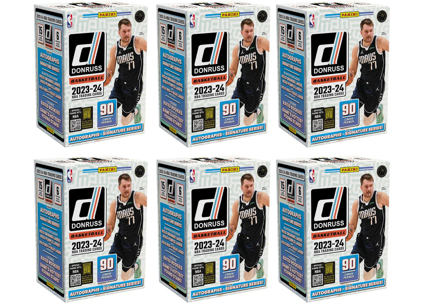 2023 Panini Donruss Basketball Blaster (Holo Orange and Purple) 6x Lot