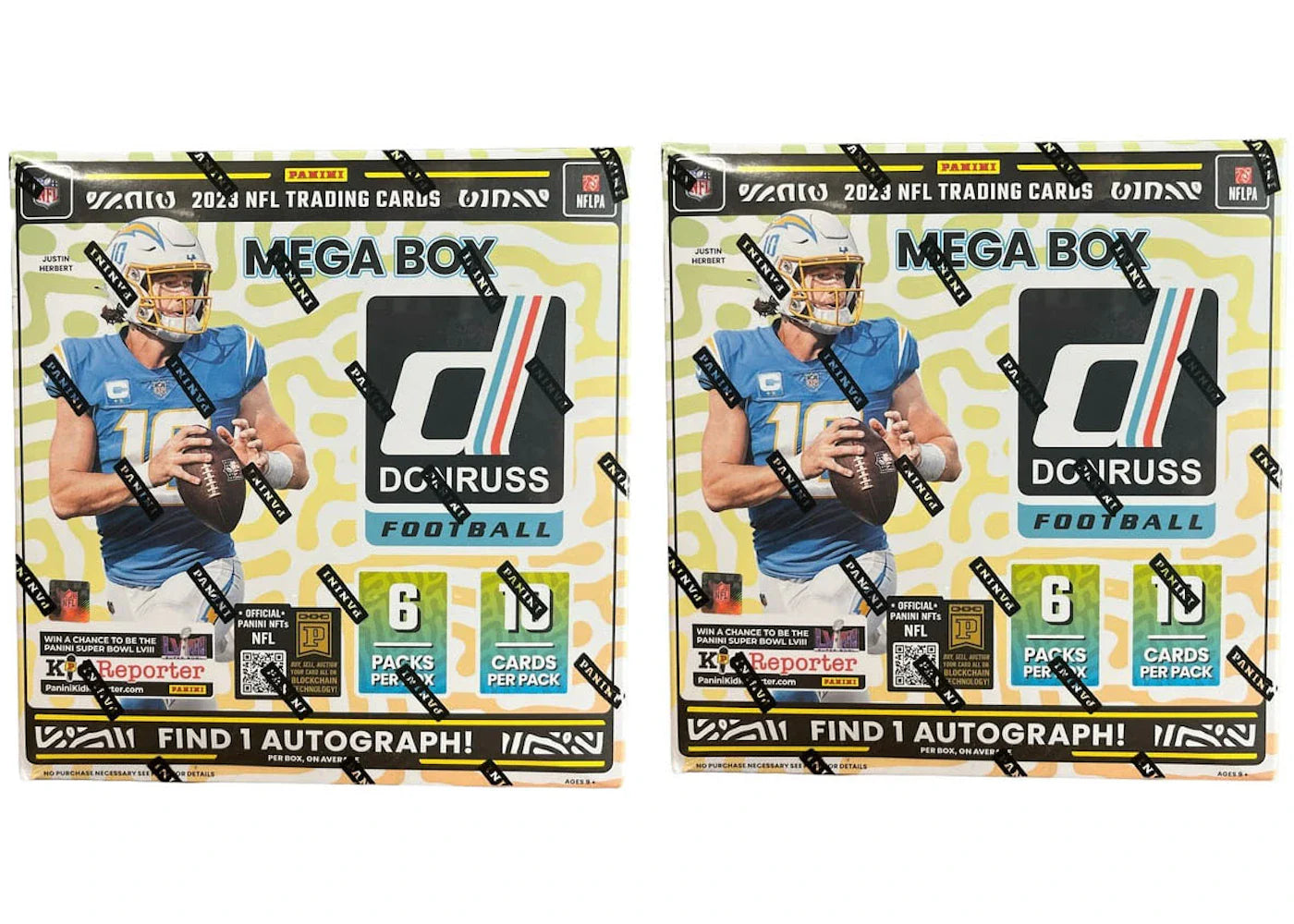 2023 Panini Donruss Football Mega Box (Red Wave) 2x Lot
