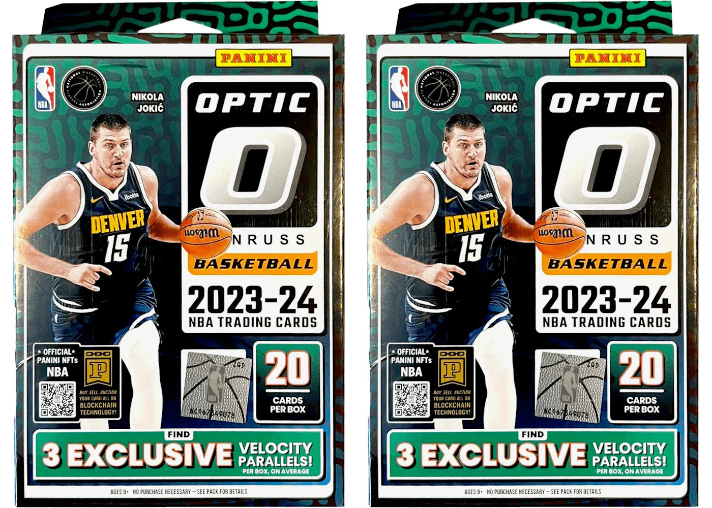 2023 Panini Donruss Optic Basketball Hanger Box (Blue Velocity) 2x Lot