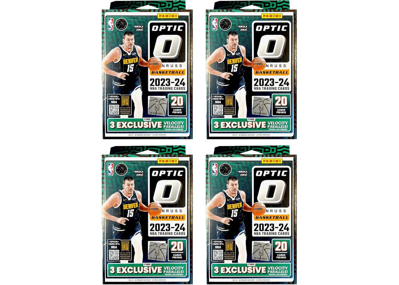 2023 Panini Donruss Optic Basketball Hanger Box (Blue Velocity) 4x Lot