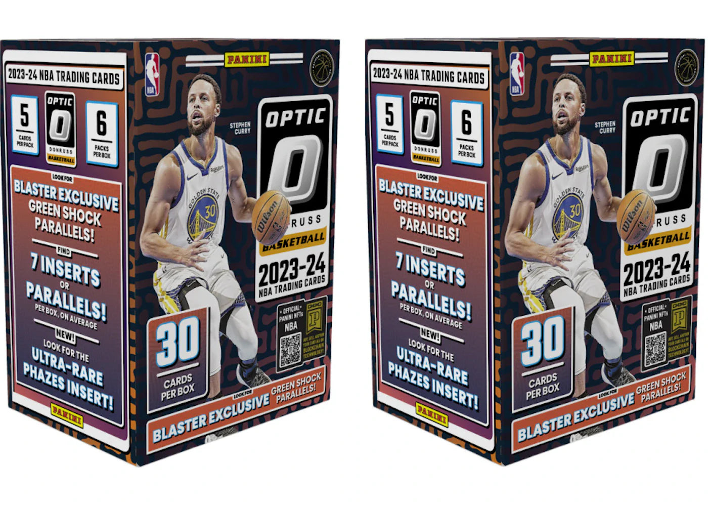 2023 Panini Donruss Optic Basketball Hobby Blaster Box (Green Shock Parallels) 2x Lot