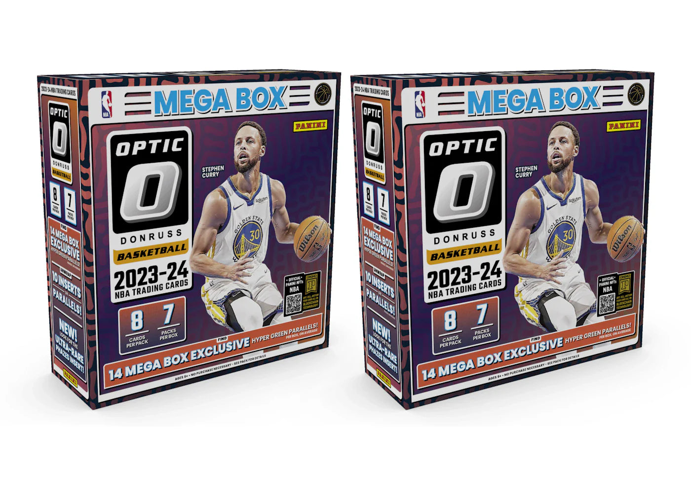 2023 Panini Donruss Optic Basketball Hobby Mega Box (Hyper Green Parallels) 2x Lot