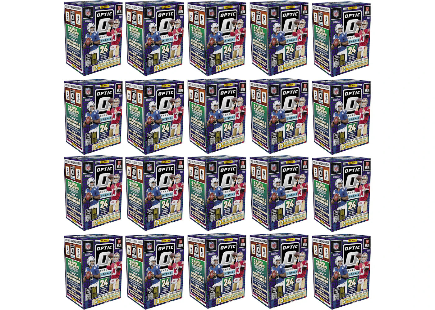 2023 Panini Donruss Optic Football Hobby Blaster Box 20x Lot (Sealed Case)