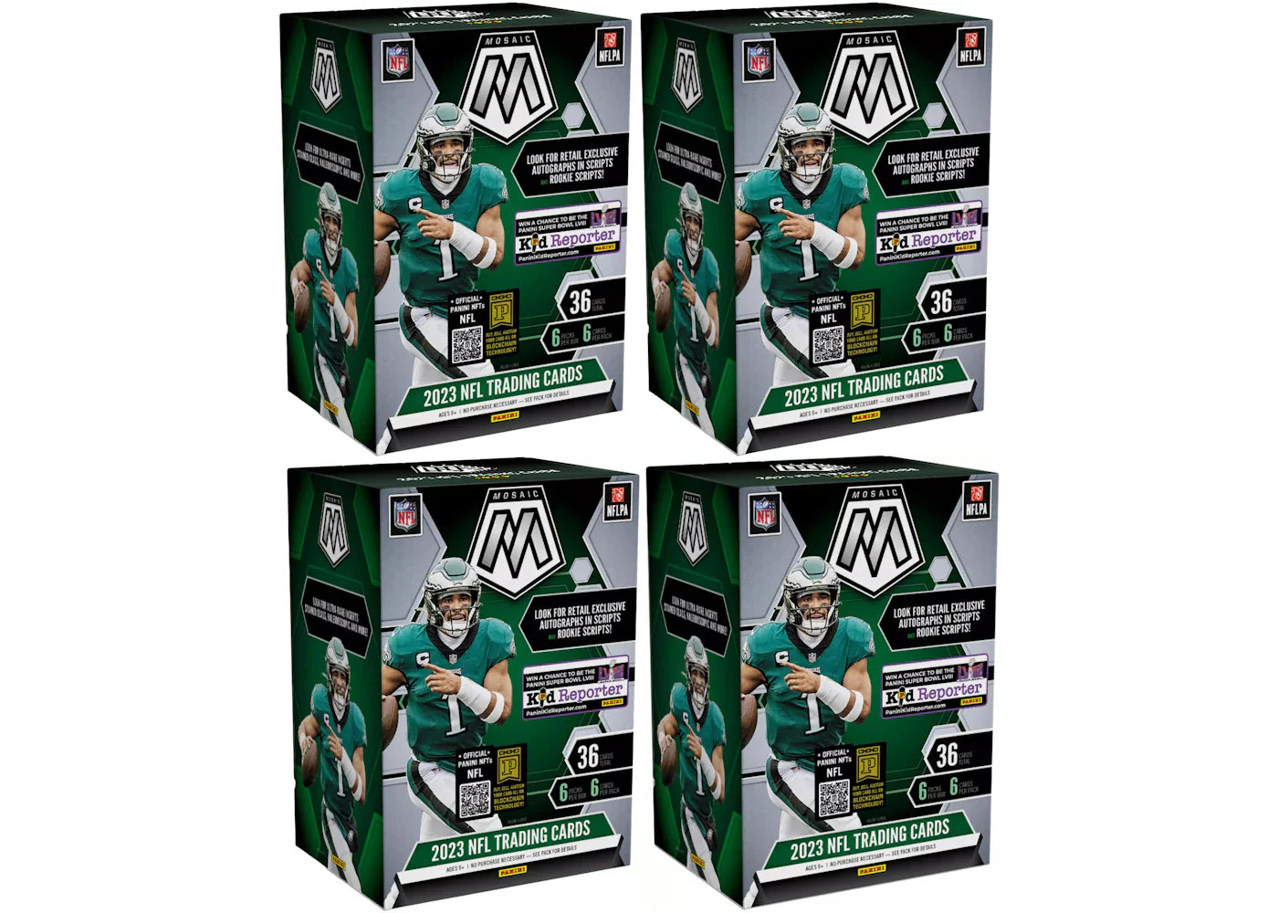 2023 Panini Mosaic Football Blaster Box 4x Lot