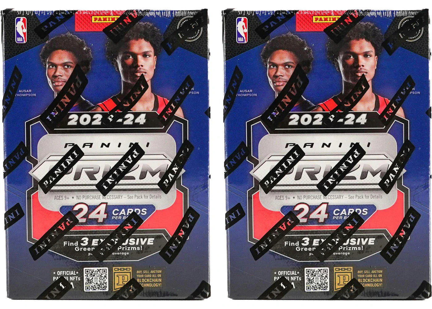 2023 Panini Prizm Basketball Hobby Blaster Box (Green Wave Prizms) 2x Lot