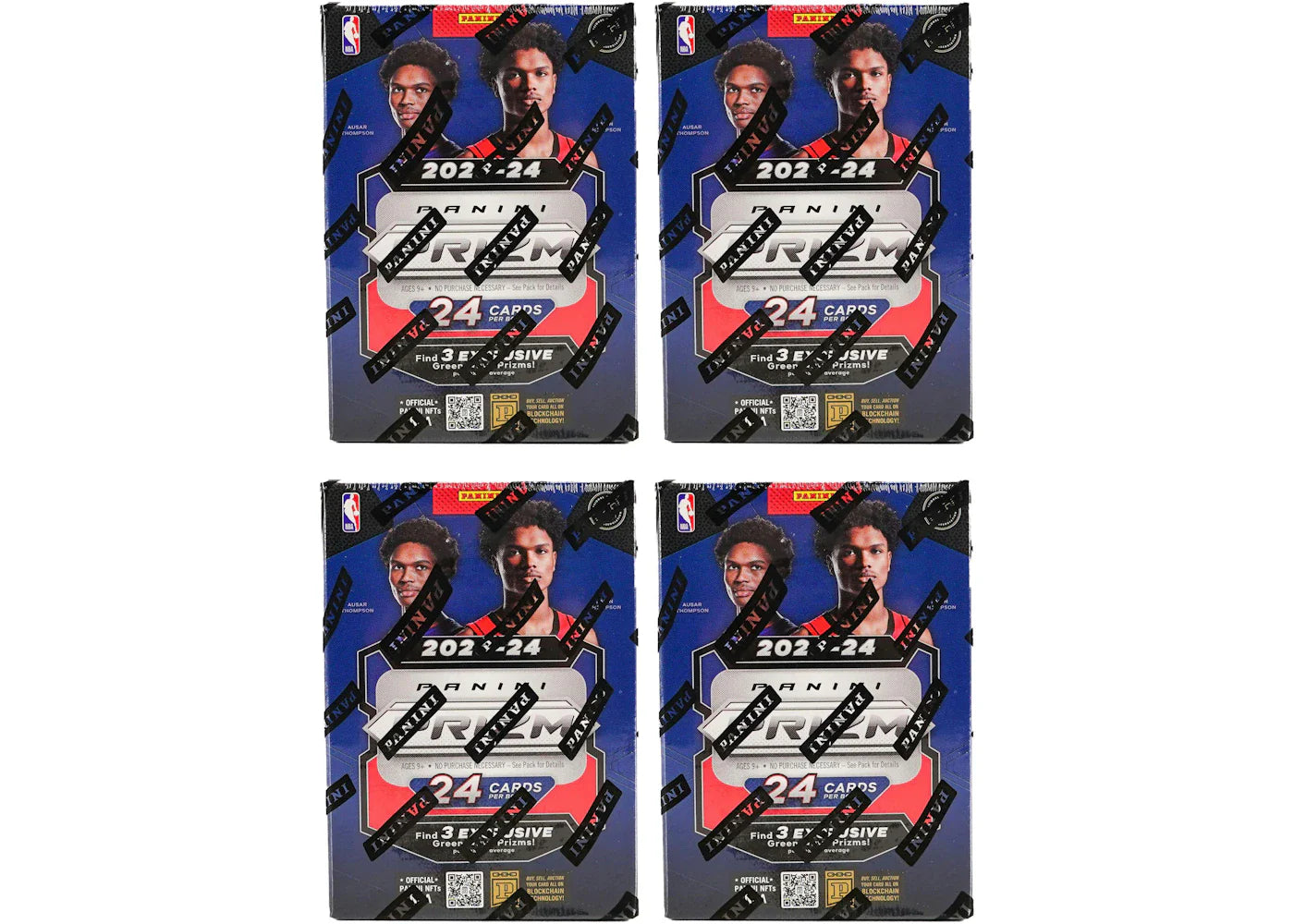 2023 Panini Prizm Basketball Hobby Blaster Box (Green Wave Prizms) 4x Lot