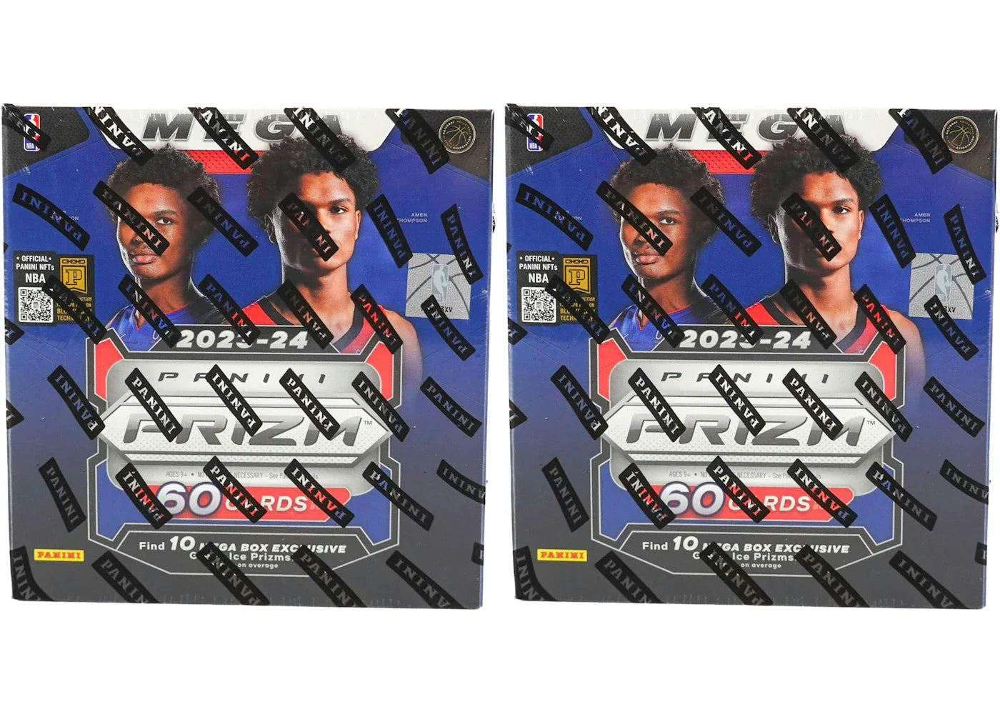 2023 Panini Prizm Basketball Hobby Mega Box (Green Ice Prizms) 2x Lot