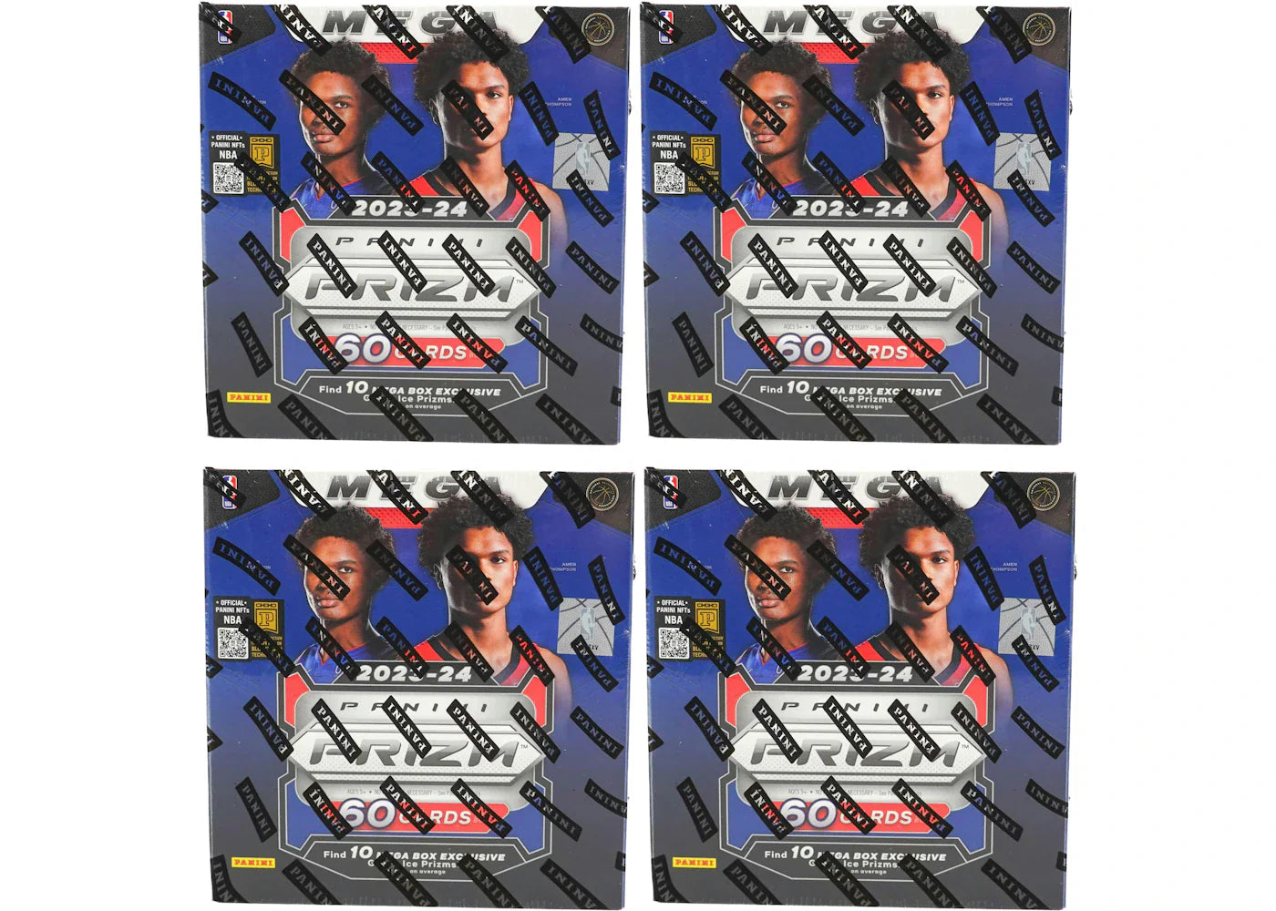 2023 Panini Prizm Basketball Hobby Mega Box (Green Ice Prizms) 4x Lot
