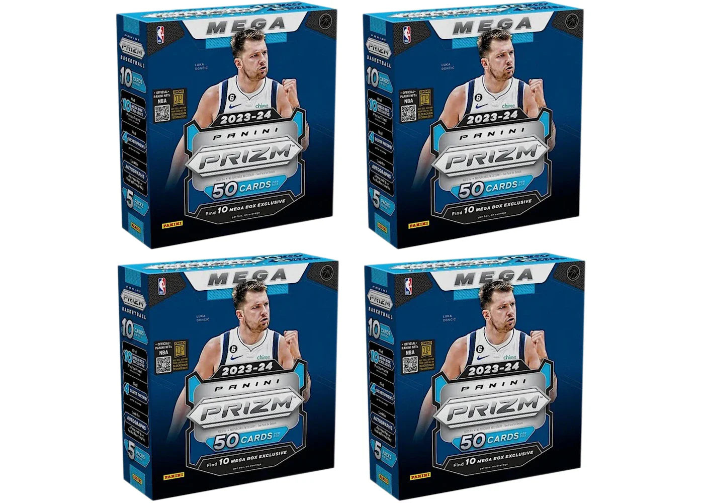 2023 Panini Prizm Basketball Mega Box (Pink Ice Prizms) 4x Lot