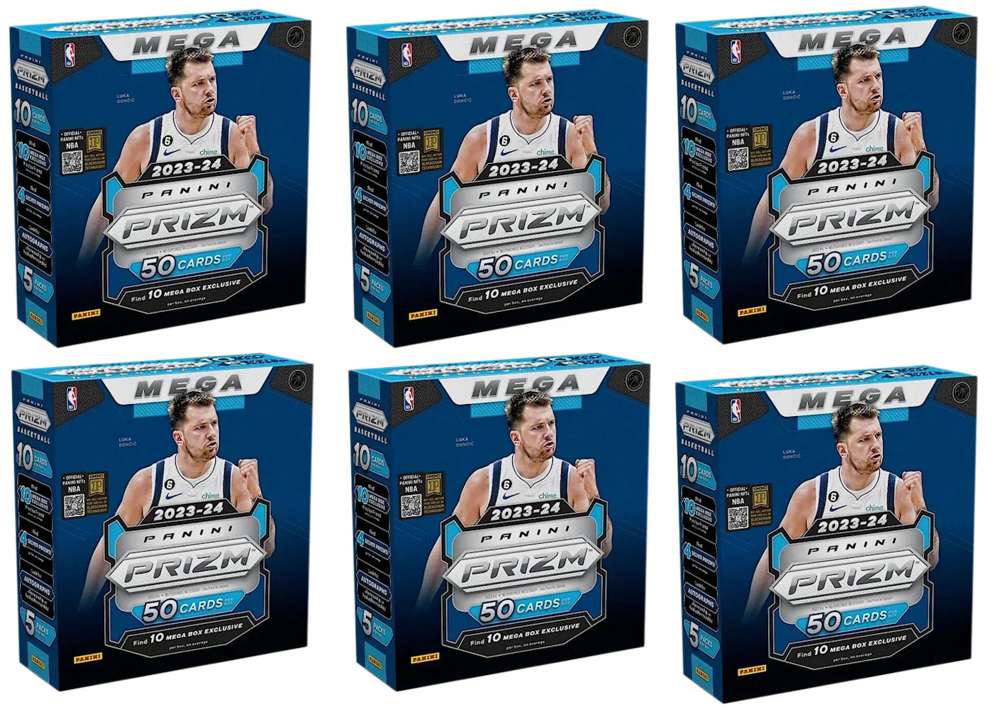 2023 Panini Prizm Basketball Mega Box (Pink Ice Prizms) 6x Lot