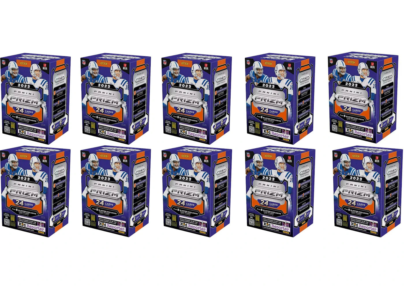 2023 Panini Prizm Football Blaster Box 10x Lot