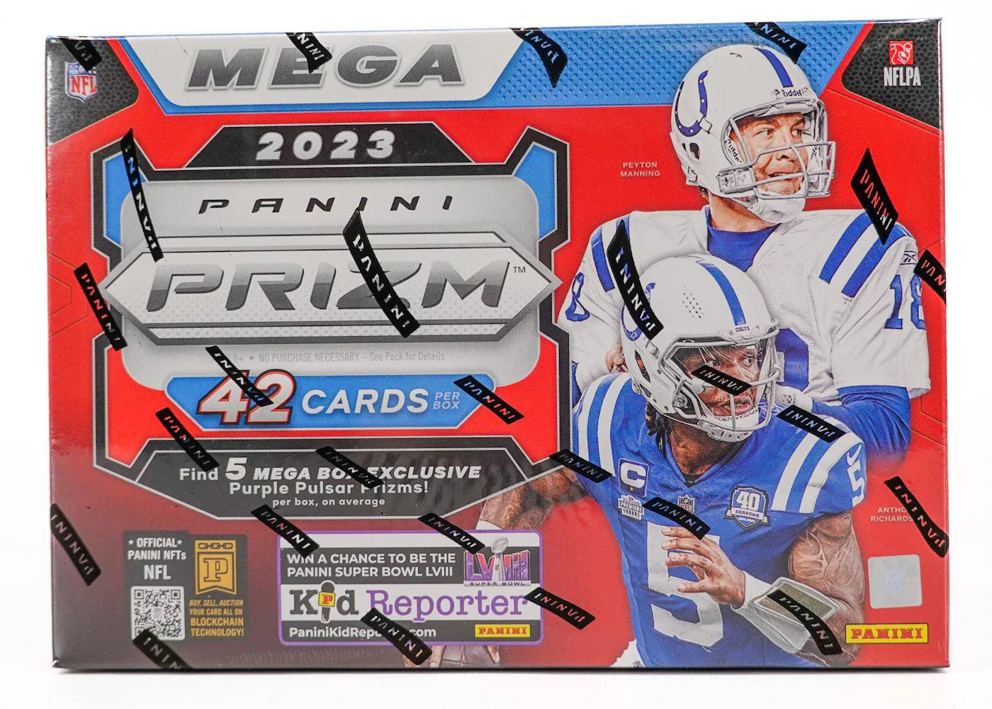2023 Panini Prizm Football Hobby Mega Box (Purple Pulsar Prizms)
