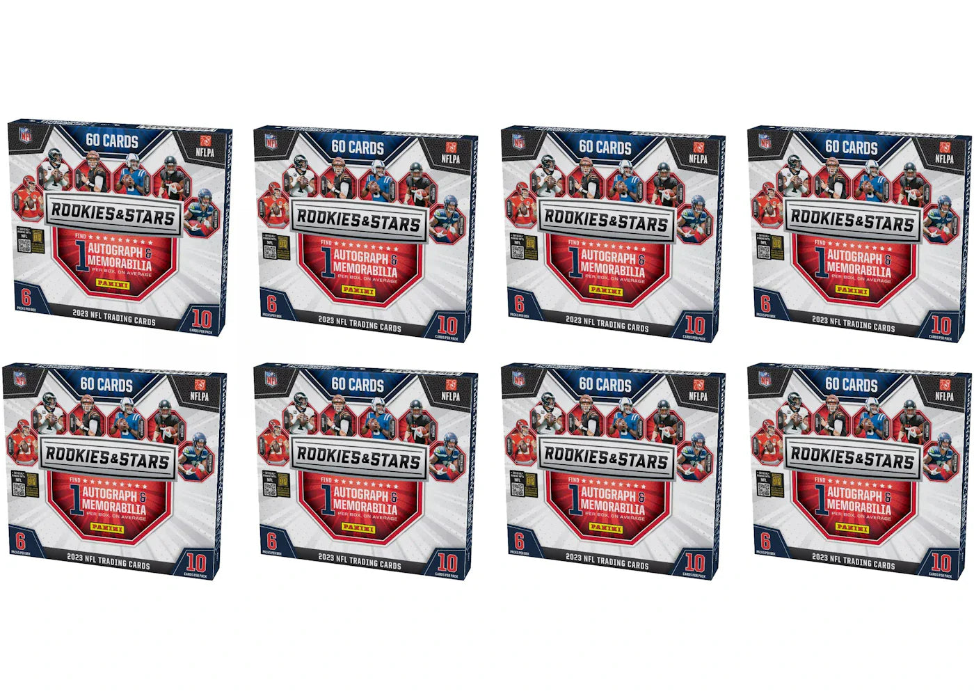 2023 Panini Rookies and Stars Football Mega Box 8x Lot