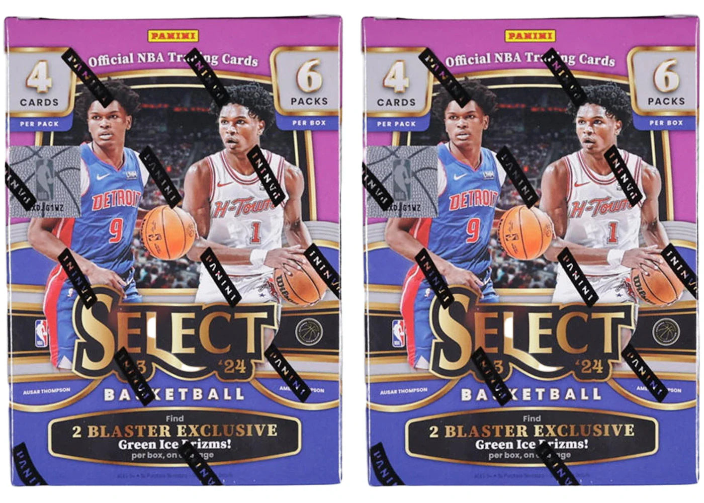 2023 Panini Select Basketball Hobby Blaster Box (Green Ice Prizms) 2x Lot
