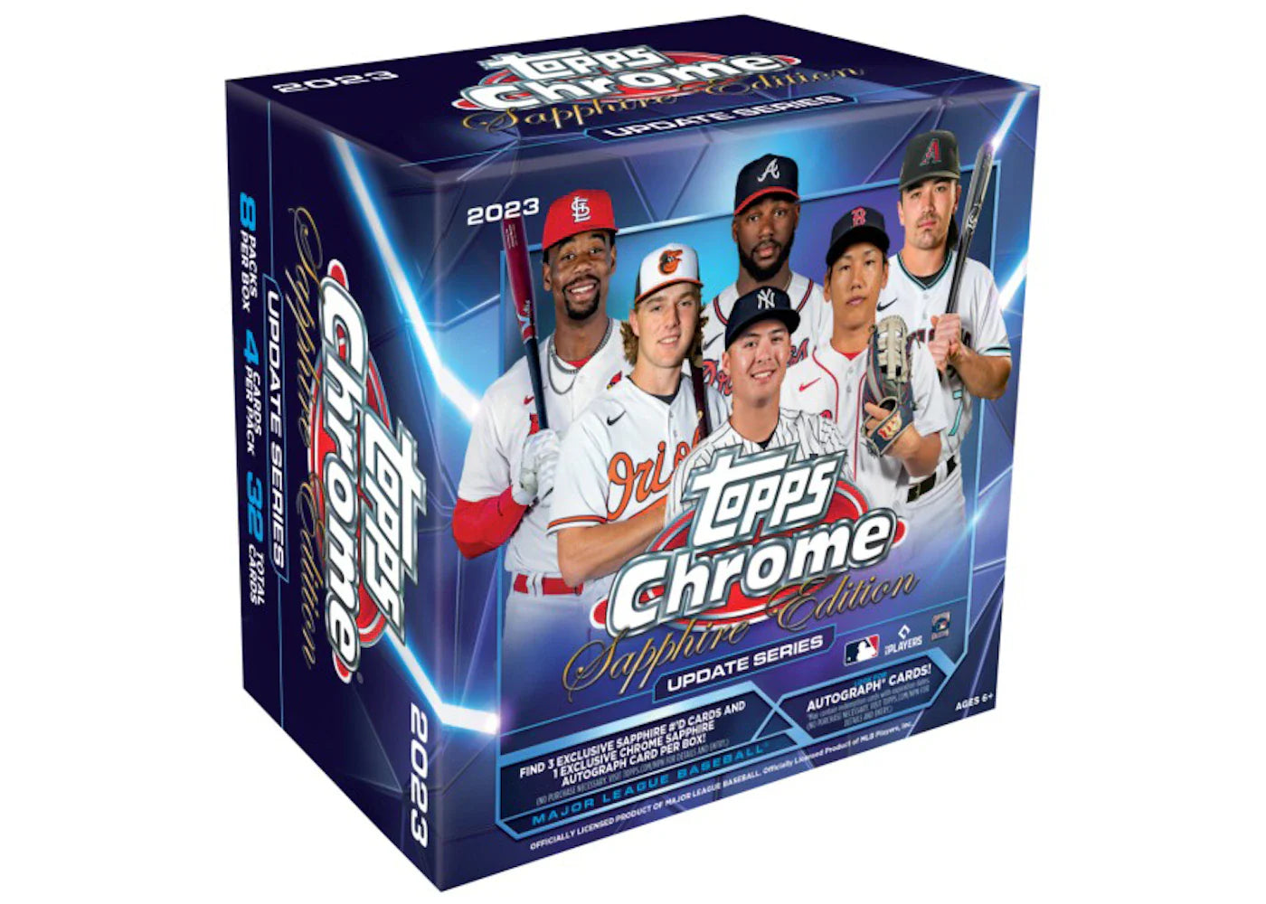 2023 Topps Chrome Update Sapphire Edition Baseball Hobby Box