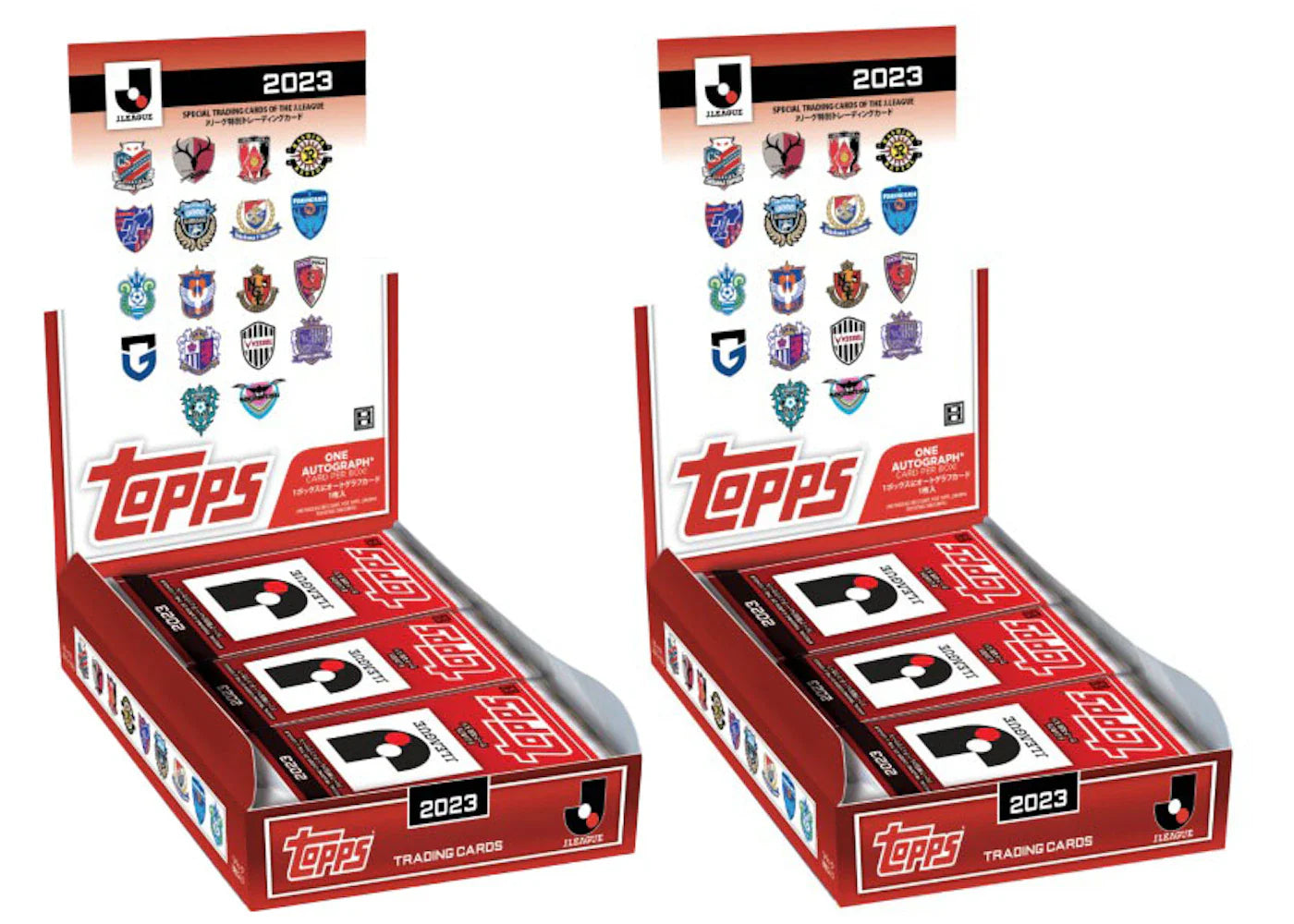 2023 Topps J-League Flagship Soccer Box 2x Lot