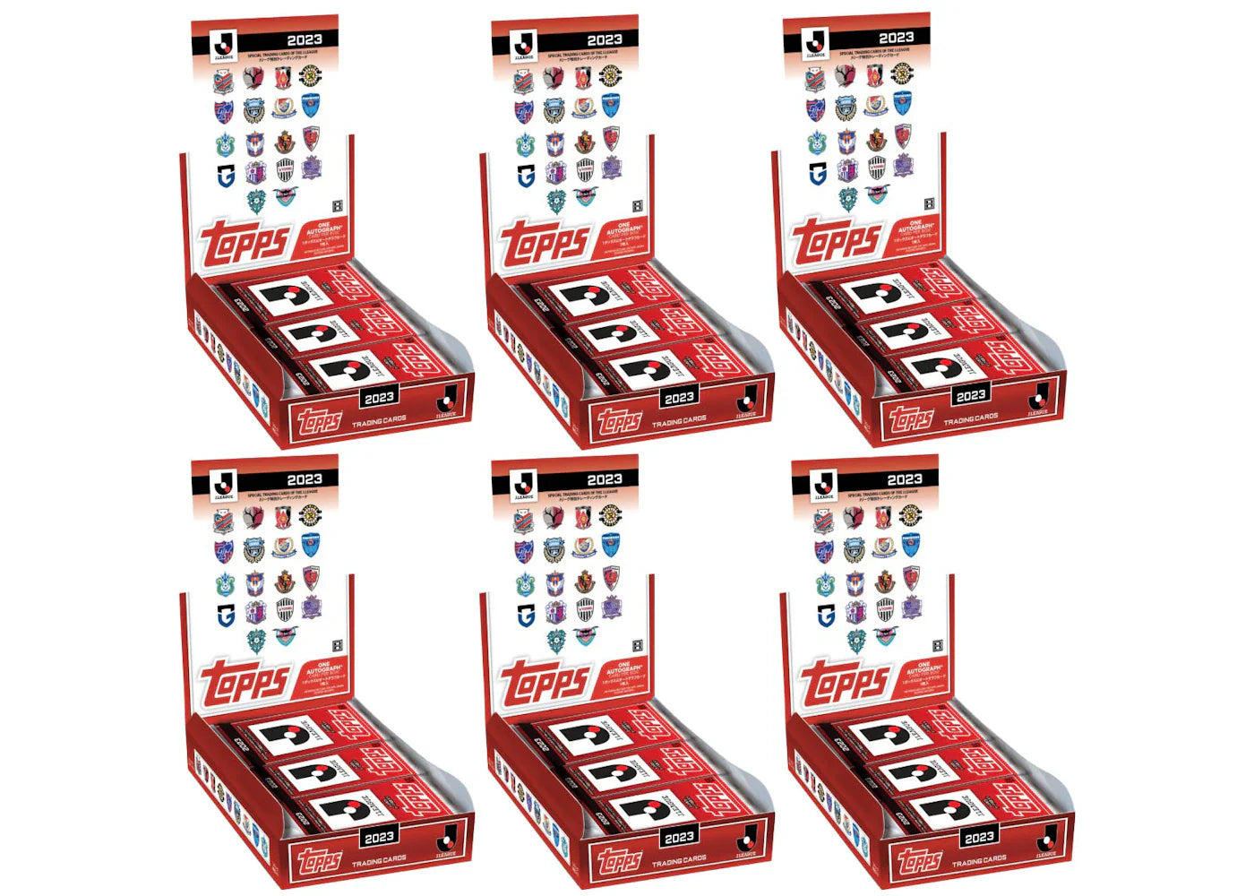 2023 Topps J-League Flagship Soccer Box 6x Lot