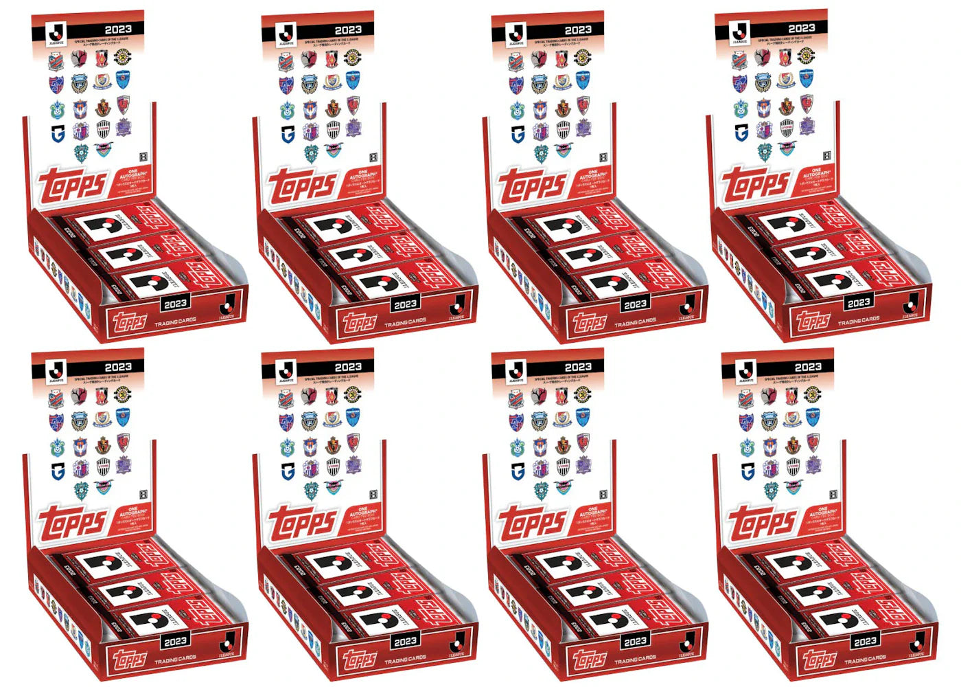 2023 Topps J-League Flagship Soccer Box 8x Lot