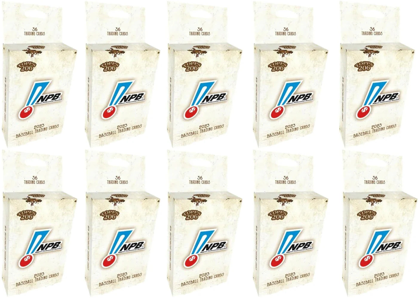 2023 Topps NPB 206 Baseball Box (Japanese Version) 10x Lot