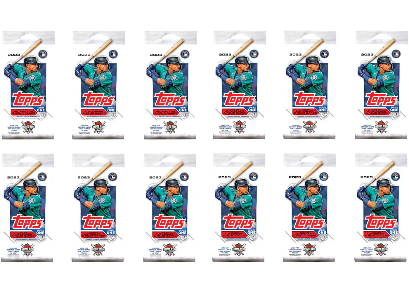 2023 Topps Series 1 Baseball Fat Pack 12x Lot