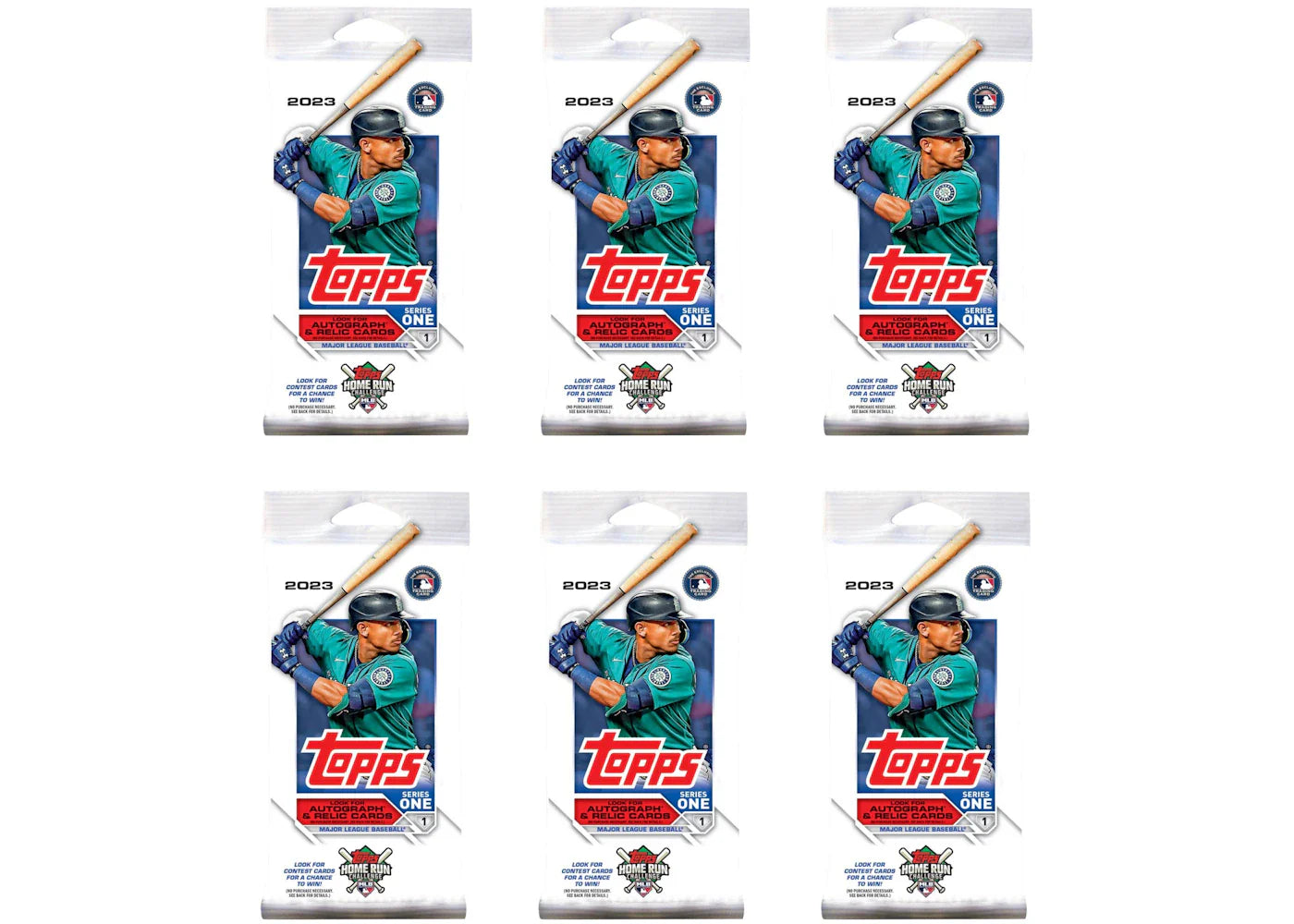 2023 Topps Series 1 Baseball Fat Pack 6x Lot