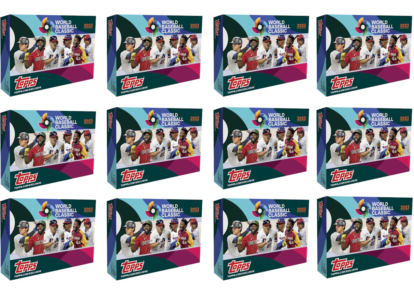 2023 Topps World Baseball Classic Baseball Hobby 12x Lot