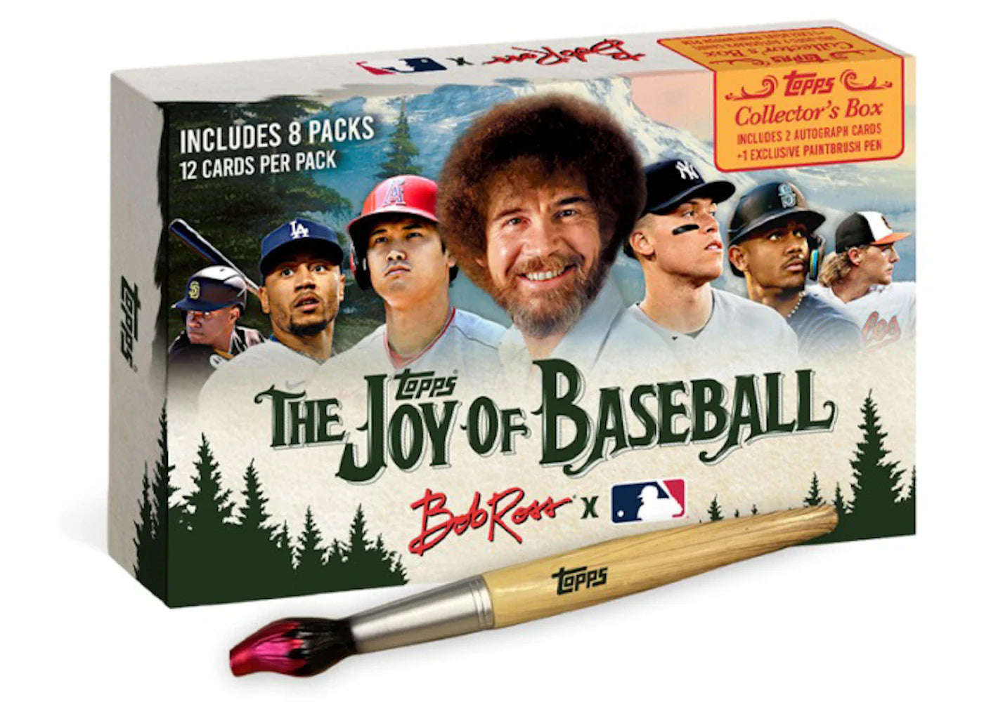 2023 Topps x Bob Ross The Joy of Baseball Collectors Box