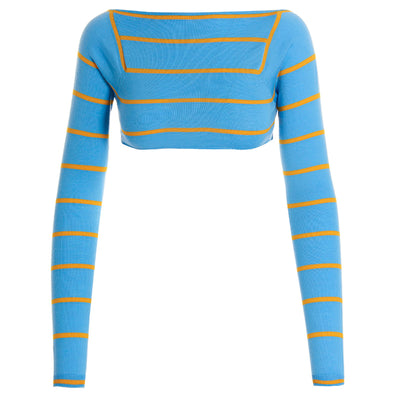 Emilio Pucci Cut-out Cropped Sweater