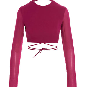 The Andamane Cropped Georgette Top