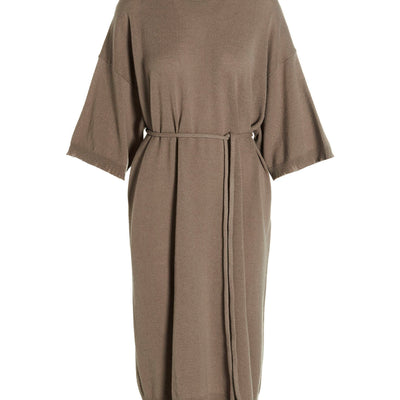 Nude Knit Long Dress