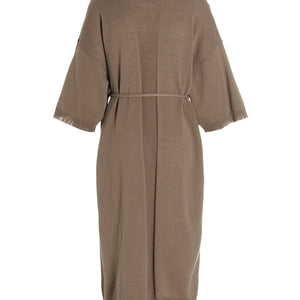 Nude Knit Long Dress