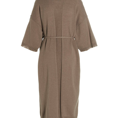 Nude Knit Long Dress