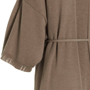 Nude Knit Long Dress
