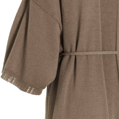 Nude Knit Long Dress